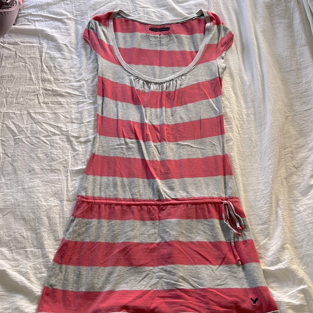 AE striped dress size small